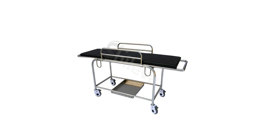 小四輪擔架車SLV-B4305S Stainless-steel Stretcher with Four Castors
